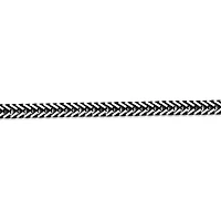 Mens Stainless Steel 8 1/2 Inch Solid Herringbone Chain Bracelet