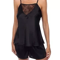 White Mark Womens Square Neck Sleeveless 2-pc. Pajama Sets