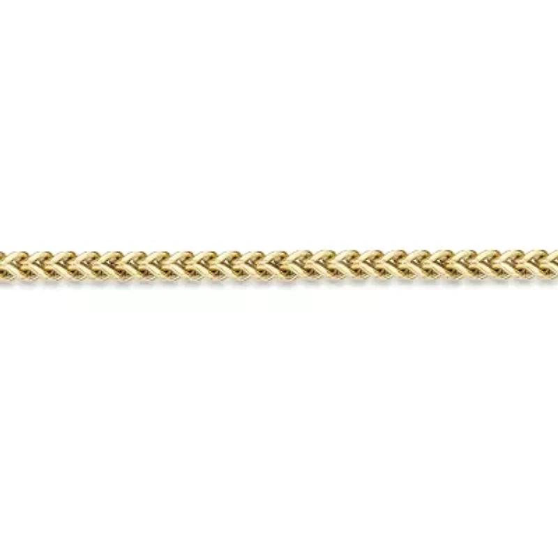 Mens Stainless Steel & Gold-Tone IP 9" 6mm Foxtail Bracelet