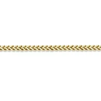 Mens Stainless Steel & Gold-Tone IP 9" 6mm Foxtail Bracelet