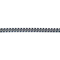 Mens Stainless Steel Inch Solid Curb Chain Bracelet