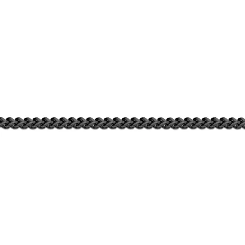 Stainless Steel Solid Wheat Chain Necklace
