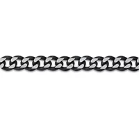 Stainless Steel Solid Curb Chain Necklace