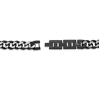 Stainless Steel Solid Curb Chain Necklace