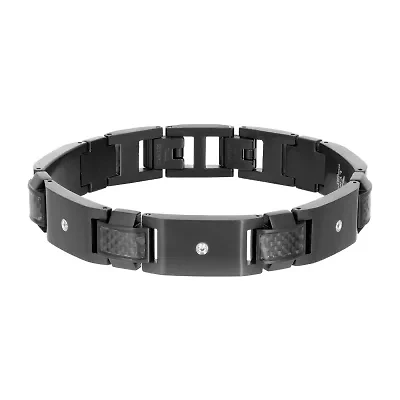 Stainless Steel 9 Inch Solid Link Bracelet