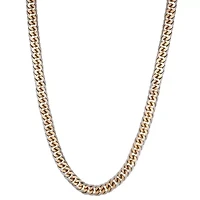 Mens Stainless Steel 24 Inch Curb Chain Necklace