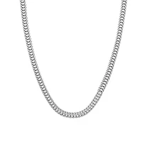 Mens Stainless Steel 24 Inch Herringbone Chain Necklace