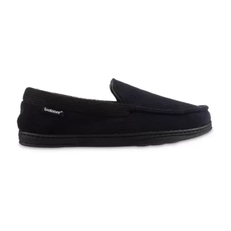 Isotoner Mens Moccasin Slippers