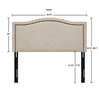 Madison Park Augusta Upholstery Headboard