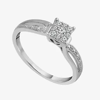 Promise My Love Womens 1/6 CT.T.W. Natural Diamond 10K Gold or Sterling Silver Promise Ring