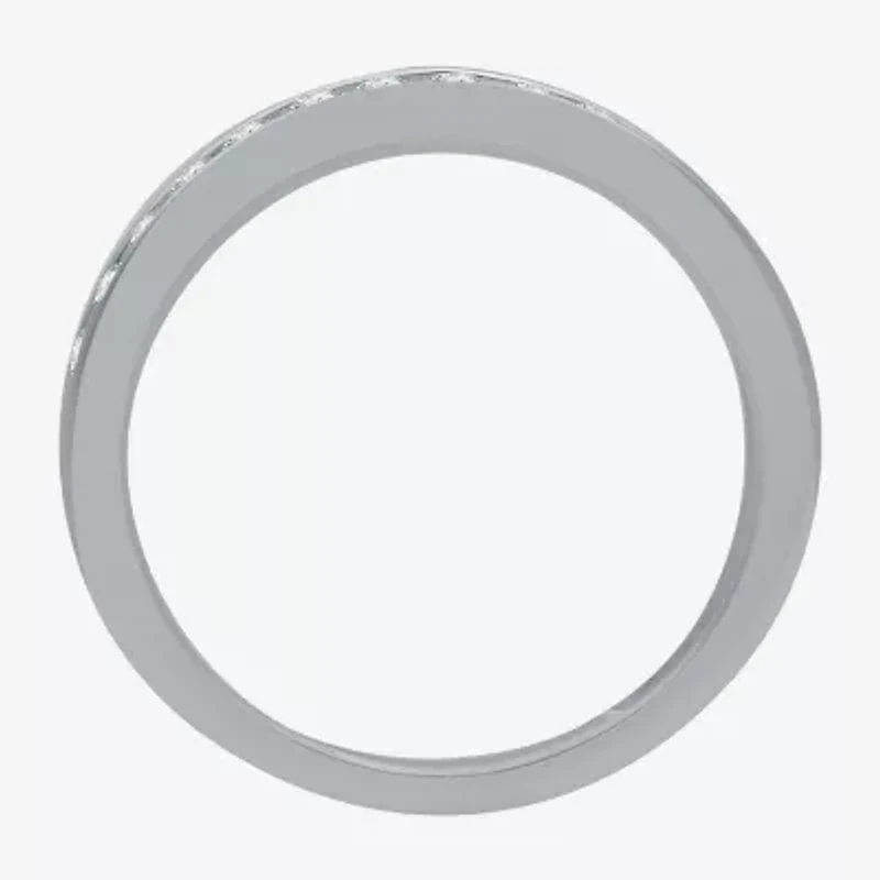 Womens 1 CT. T.W. Natural Diamond 10K White Gold Bridal Set