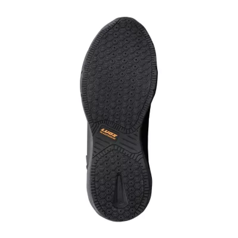 Lugz Rapid Slip Resistant Mens Round Closed Toe Work Shoes