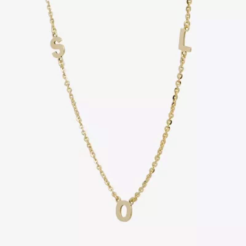 Womens 14K Gold Over Silver 16 Inch Cable Chain Necklace
