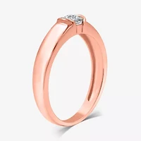 I Said Yes (H-I / I1) 1/5 CT. T.W. Lab Grown White Diamond Sterling Silver or 14K Gold Over Wedding Band