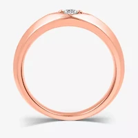I Said Yes (H-I / I1) 1/5 CT. T.W. Lab Grown White Diamond Sterling Silver or 14K Gold Over Wedding Band