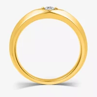 I Said Yes (H-I / I1) 1/5 CT. T.W. Lab Grown White Diamond Sterling Silver or 14K Gold Over Wedding Band