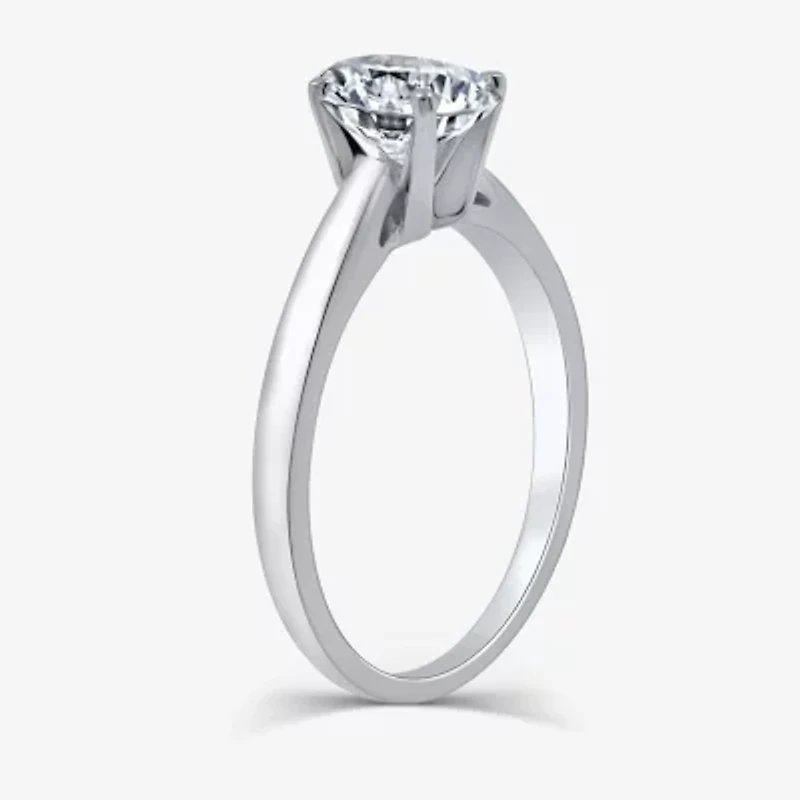 1 CT. Lab-Grown (G / SI2) Diamond Oval Solitaire Engagement Ring 10K or 14K Gold
