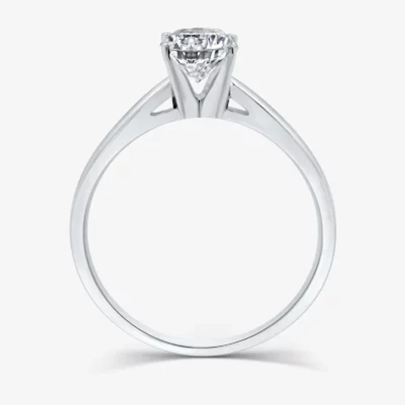 1 CT. Lab-Grown (G / SI2) Diamond Oval Solitaire Engagement Ring 10K or 14K Gold