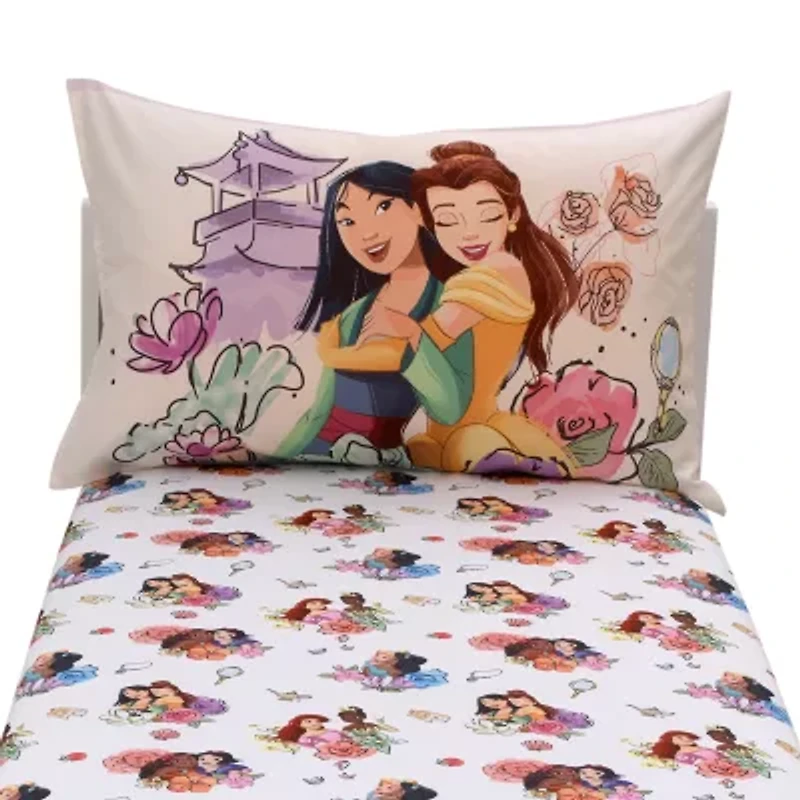 Disney Collection 2-pc. Princess Crib Sheet