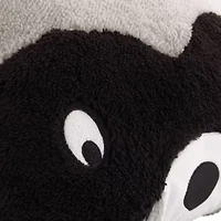 Nojo Sherpa Raccoon Rectangular Throw Pillow