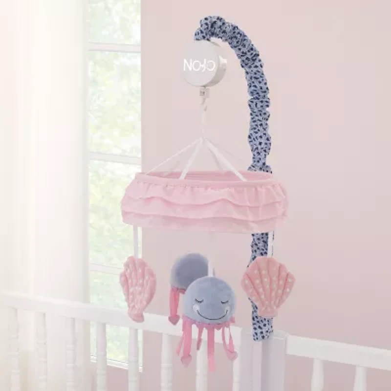 Nojo Pink Under The Sea Baby Mobile