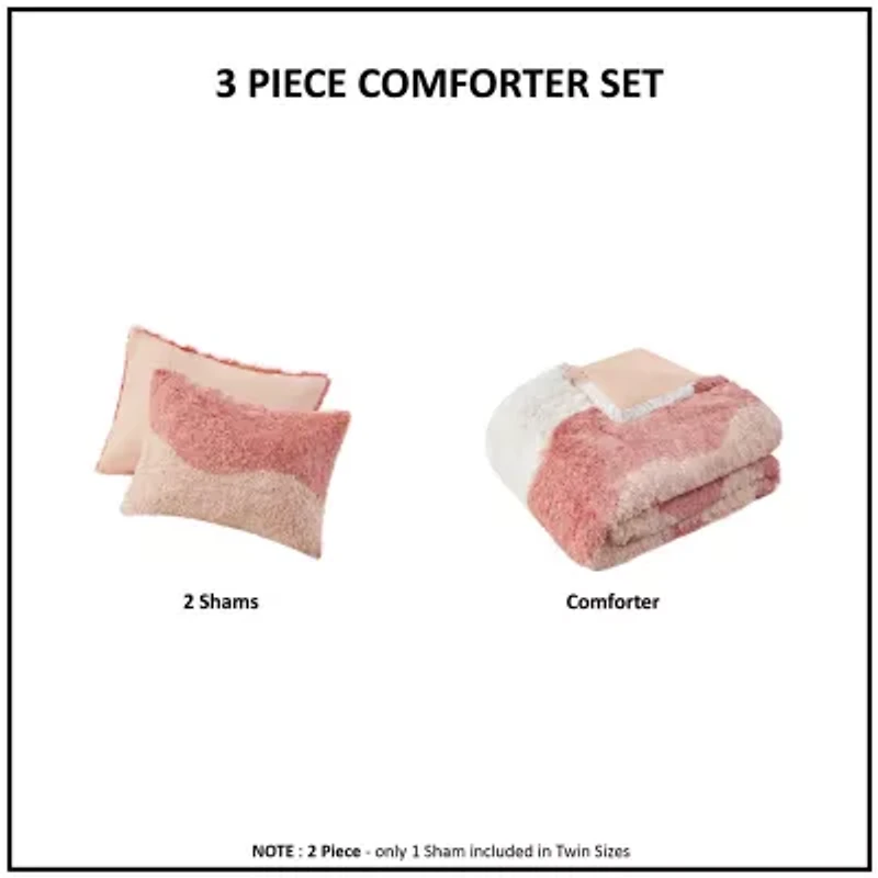 Intelligent Design Bridget Ombre Midweight Comforter Set