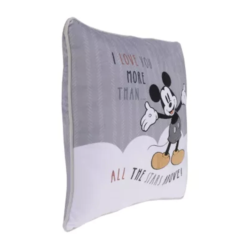 Disney Collection Mickey Mouse Square Throw Pillow