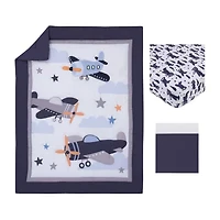 Nojo Airplane 3-pc. Crib Bedding Set