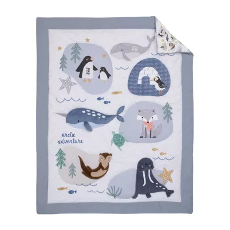 Nojo Arctic Animal 4-pc. Crib Bedding Set
