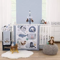 Nojo Arctic Animal 4-pc. Crib Bedding Set
