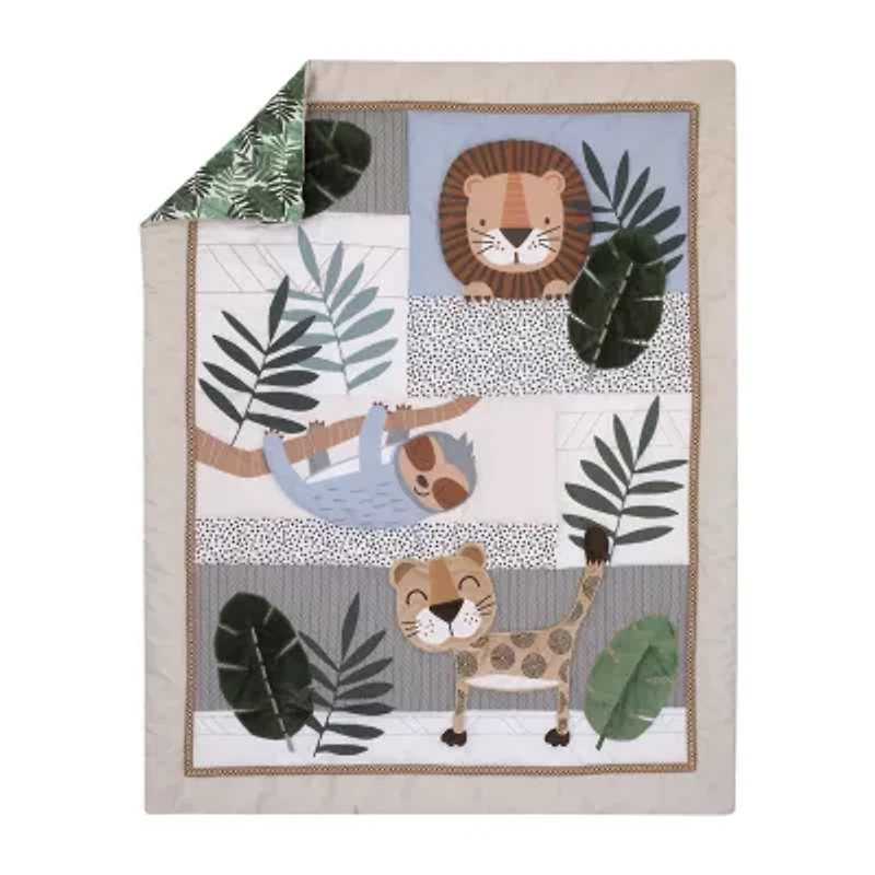 Nojo Jungle 4-pc. Crib Bedding Set