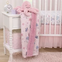 Nojo Pink Under The Sea Ariel Baby Blanket