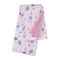 Nojo Pink Under The Sea Ariel Baby Blanket