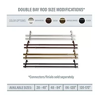 Rod Desyne Bay Extension Double Curtain