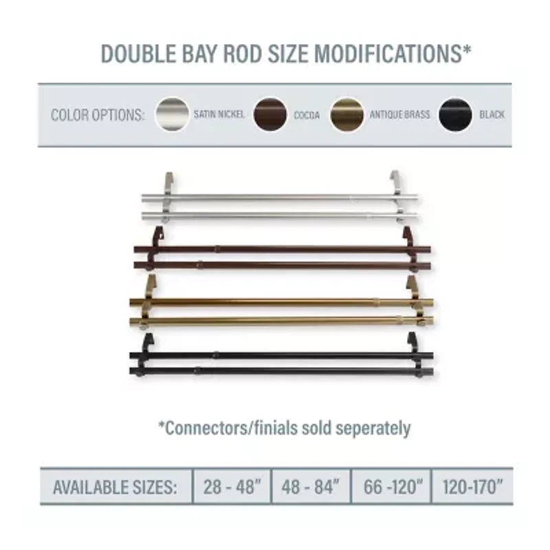 Rod Desyne Bay Extension Double Curtain