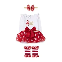 Baby Essentials Girls 4-pc. Clothing Set