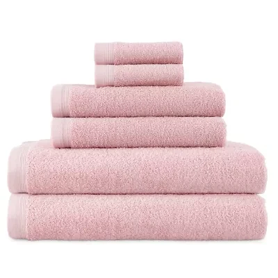 Home Expressions Solid & Stripe Bath Towel