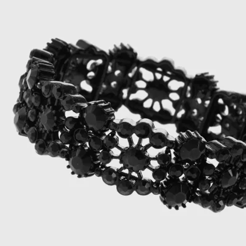 Mixit Womens Black Stretch Bracelet