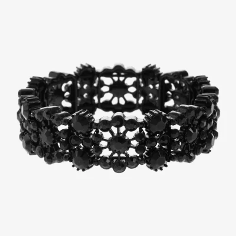 Mixit Womens Black Stretch Bracelet