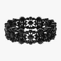 Mixit Womens Black Stretch Bracelet