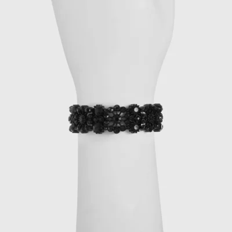 Mixit Womens Black Stretch Bracelet