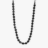 Mixit Womens Black 17 Inch Collar Necklace