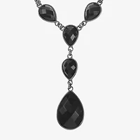 Mixit Black Womens Black 18 Inch Y Necklace