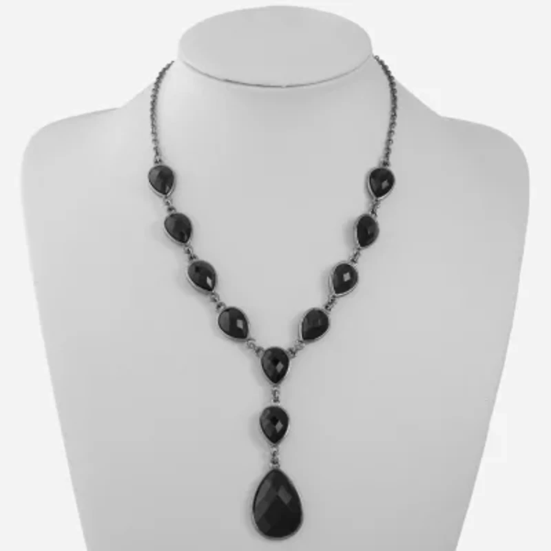 Mixit Black Womens Black 18 Inch Y Necklace