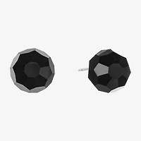 Mixit Black Black 10mm Stud Earrings