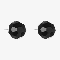 Mixit Black Black 10mm Stud Earrings