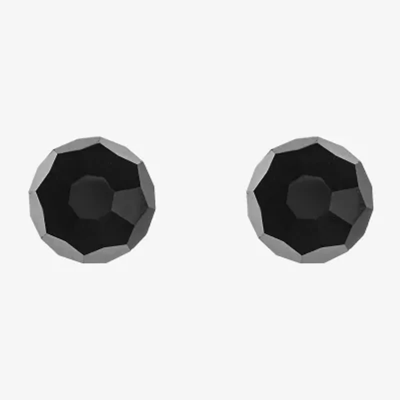 Mixit Black Black 10mm Stud Earrings