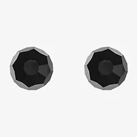 Mixit Black Black 10mm Stud Earrings