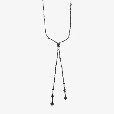 Mixit Bolo Womens Black 33 Inch Y Necklace