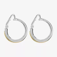 Liz Claiborne® Gold-Tone & Silver-Tone Clip-On Hoop Earrings